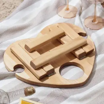Многофункциональная Прочная Конструкция Для Пляжного Пикника, Небольшой Винный Столик, Принадлежности Для Садовой Вечеринки