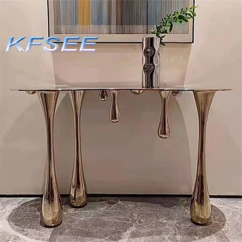 консольный столик Proqgf Kfsee 100*38*85 см Waterdrop