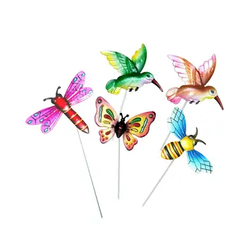 Садовые колья-бабочки, декоративные дорожки, украшения для патио, цветочные горшки, вазы, дорожка