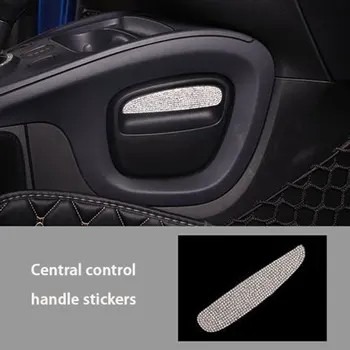 Наклейка на ручку ящика центрального управления автомобилем для Mercedes New Smart 453 Fortwo Forfour Автомобильные Аксессуары для оформления интерьера